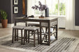 Elias Counter Height Stool in Gray - 5772-24 - FAMSA Furniture (TX)