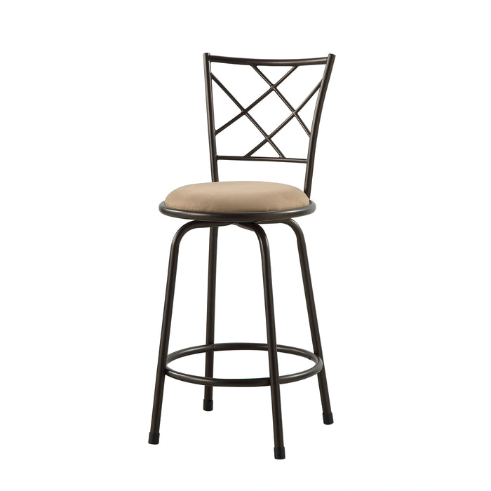 Nexus 3-PIECE PACK CONVERTIBLE SWIVEL COUNTER/PUB HEIGHT CHAIR (SET OF 3)