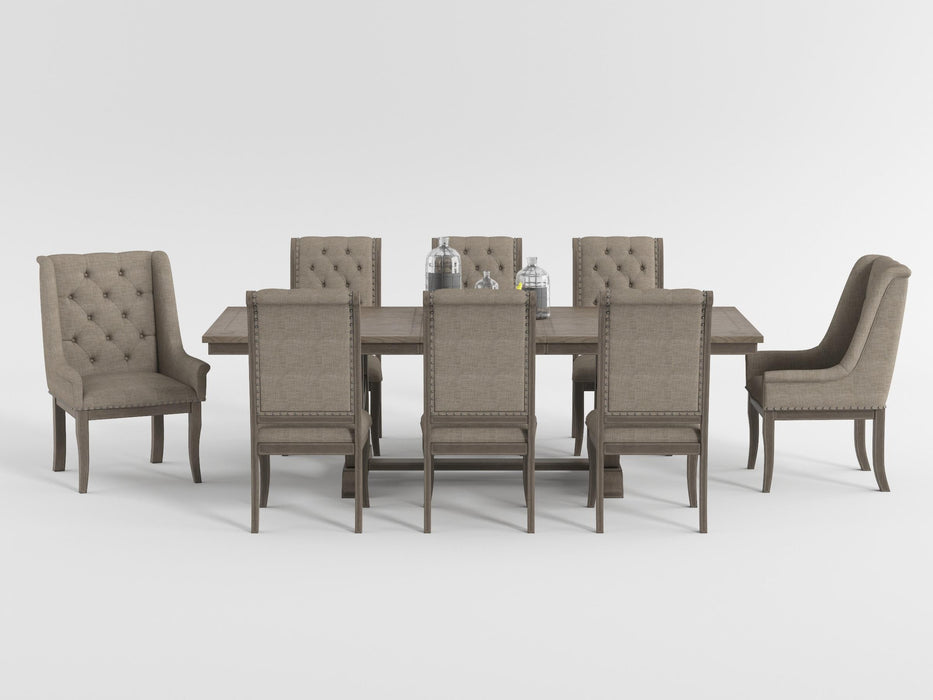 Vermillion Dining Table in Gray/Taupe/Beige - 5442-96* - FAMSA Furniture (TX)