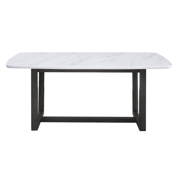 Madan Dining Table w/Natrual Marble Top - Image 3