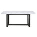 Madan Dining Table w/Natrual Marble Top - Image 3
