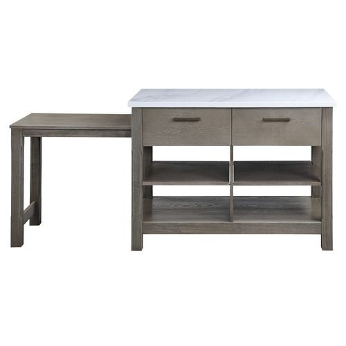 Feivel Kitchen Island w/Pull Out Table - Image 3