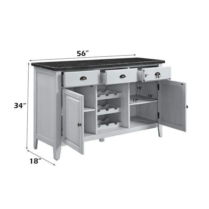 Lanton Server w/Natrual Marble Top - Image 19