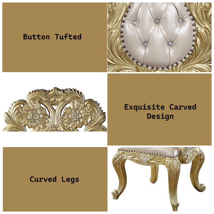 Cabriole Arm Chair (Set-2) - Image 4