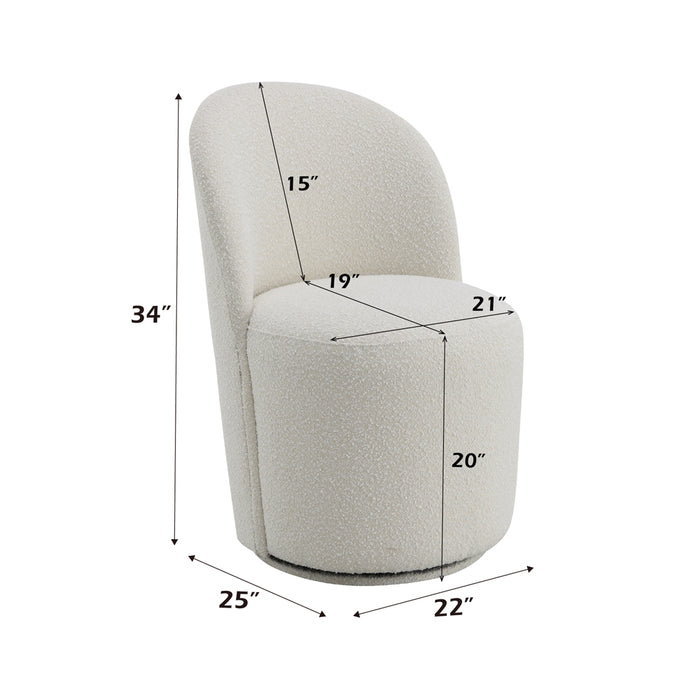 Hollis Side Chair w/Swivel (Set-2) - Image 9