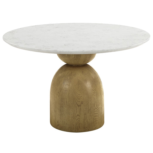 Kala Round Dining Table w/Natrual Marble Top - Image 2