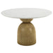 Kala Round Dining Table w/Natrual Marble Top - Image 2