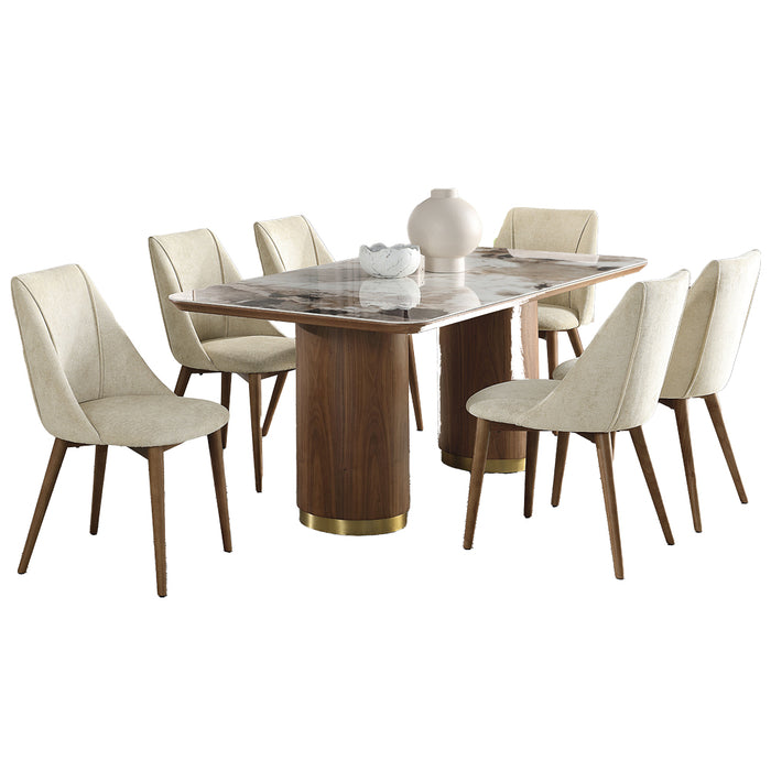 Willene Dining Table w/Ceramic Top - Image 5