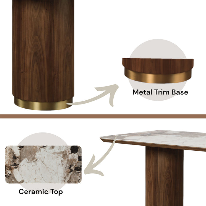 Willene Dining Table w/Ceramic Top - Image 6
