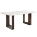 Edwyn Dining Table w/Natrual Marble Top - Image 2