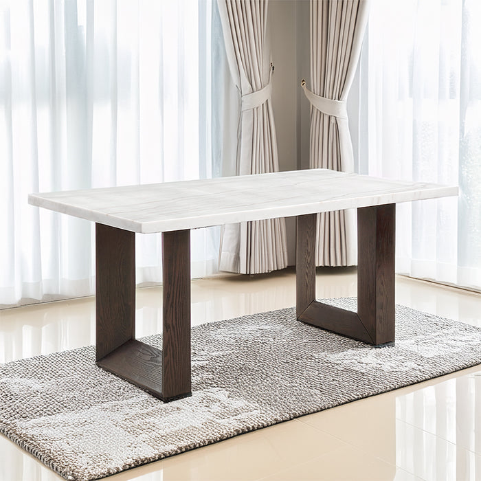 Edwyn Dining Table w/Natrual Marble Top - Image 5