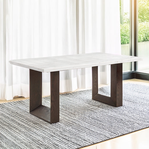Edwyn Dining Table w/Natrual Marble Top