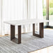 Edwyn Dining Table w/Natrual Marble Top