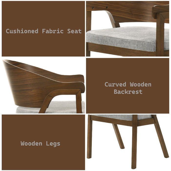 Hoyte Arm Chair (Set-2) - Image 5