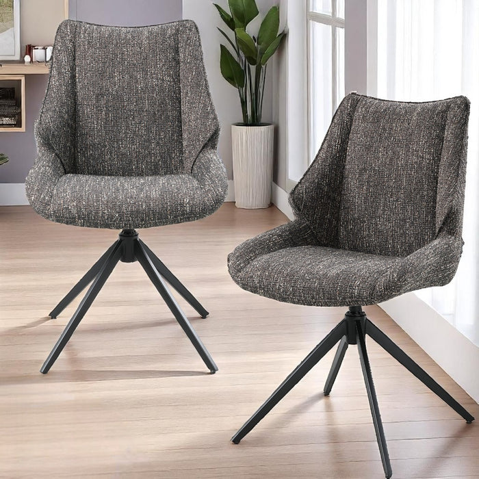 Malika Side Chair wSwivel (Set-2) - Image 10