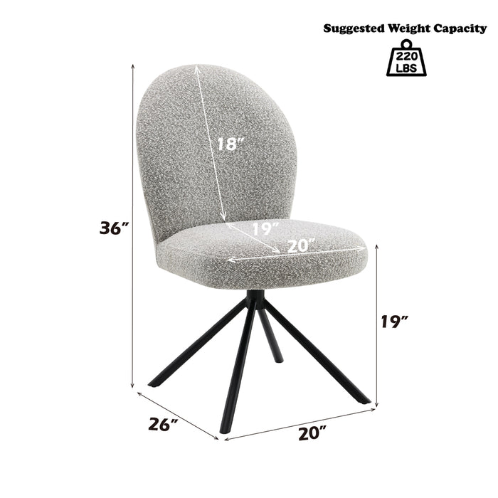 Lawton Side Chair w/Swivel (Set-2) - Image 8