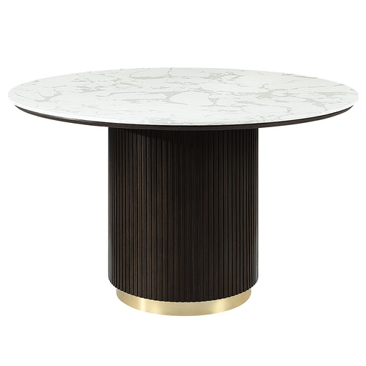 Clayten Round Dining Table w/Marble - Image 2
