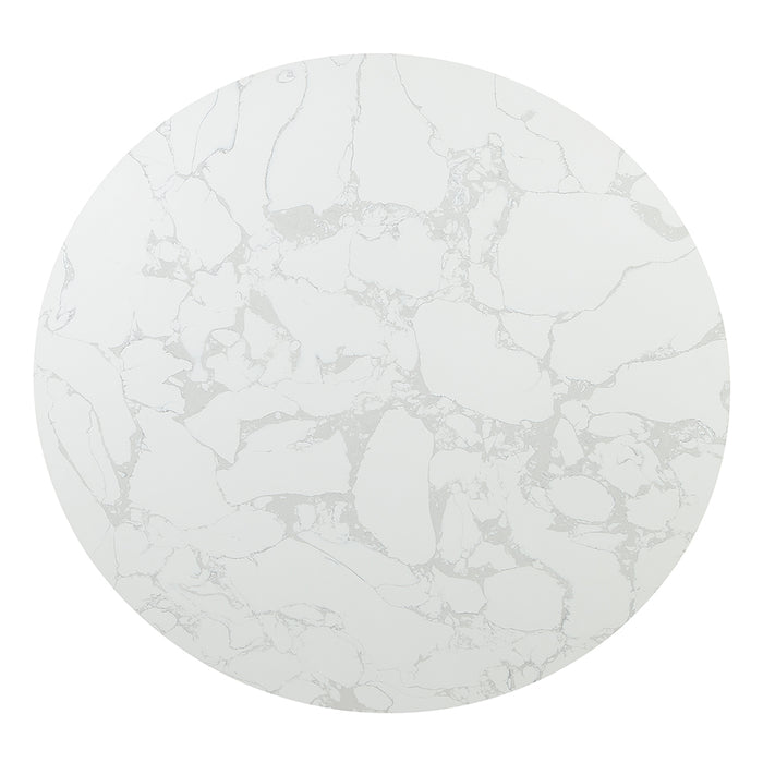 Clayten Round Dining Table w/Marble - Image 3