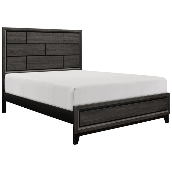 Davi Full Bed in Gray - 1645F-1 - FAMSA Furniture (TX)