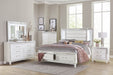 Tamsin Mirror in White/Transparent - 1616W-6 - FAMSA Furniture (TX)