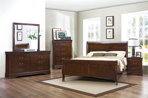 Mayville Full Bed in Cherry - 2147F-1 - FAMSA Furniture (TX)