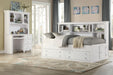 Meghan Full Lounge Storage Bed in White - 2058WHPRF-1 - FAMSA Furniture (TX)