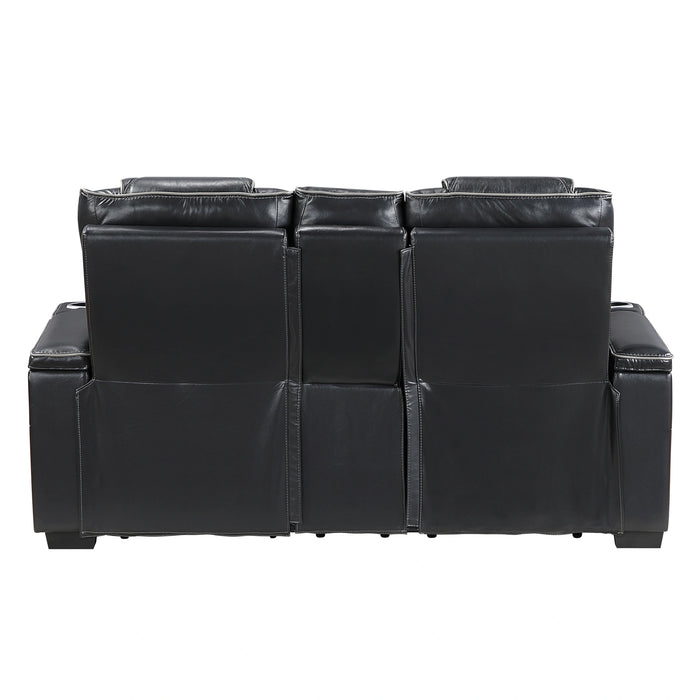 Apex Power Double Reclining Love Seat With Center Console