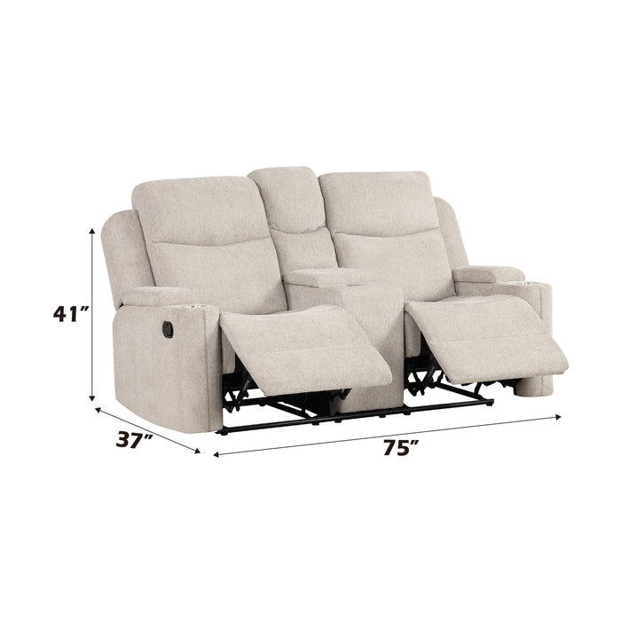 Galya Motion Loveseat w/Console - Image 18