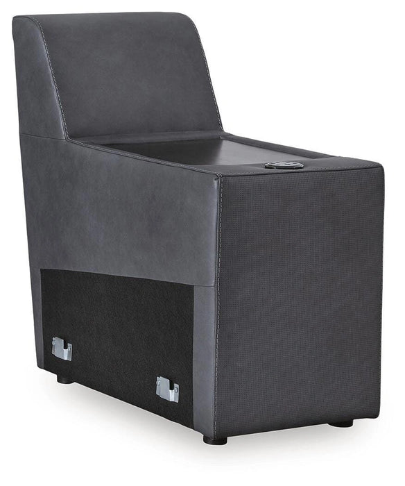 ModZ Power Reclining Sectional Loveseat with Audio Console