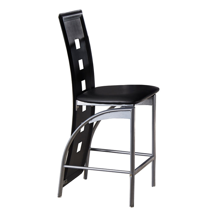 Sona Counter Height Chair in Gold/Silver/Champagne/Black - 5532-24 - FAMSA Furniture (TX)