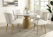 Kala Round Dining Table w/Natrual Marble Top - Image 8