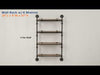 Brantley Wall Rack w/4 Shelves - Image 5