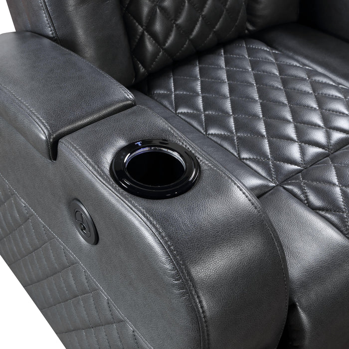 Alair Power Motion Recliner w/Bluetooth Speaker & Cooling Cup Holder - Image 19