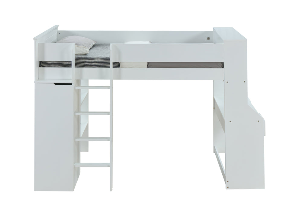 Ragna Twin Loft Bed w/Desk & Wardrobe - Image 6