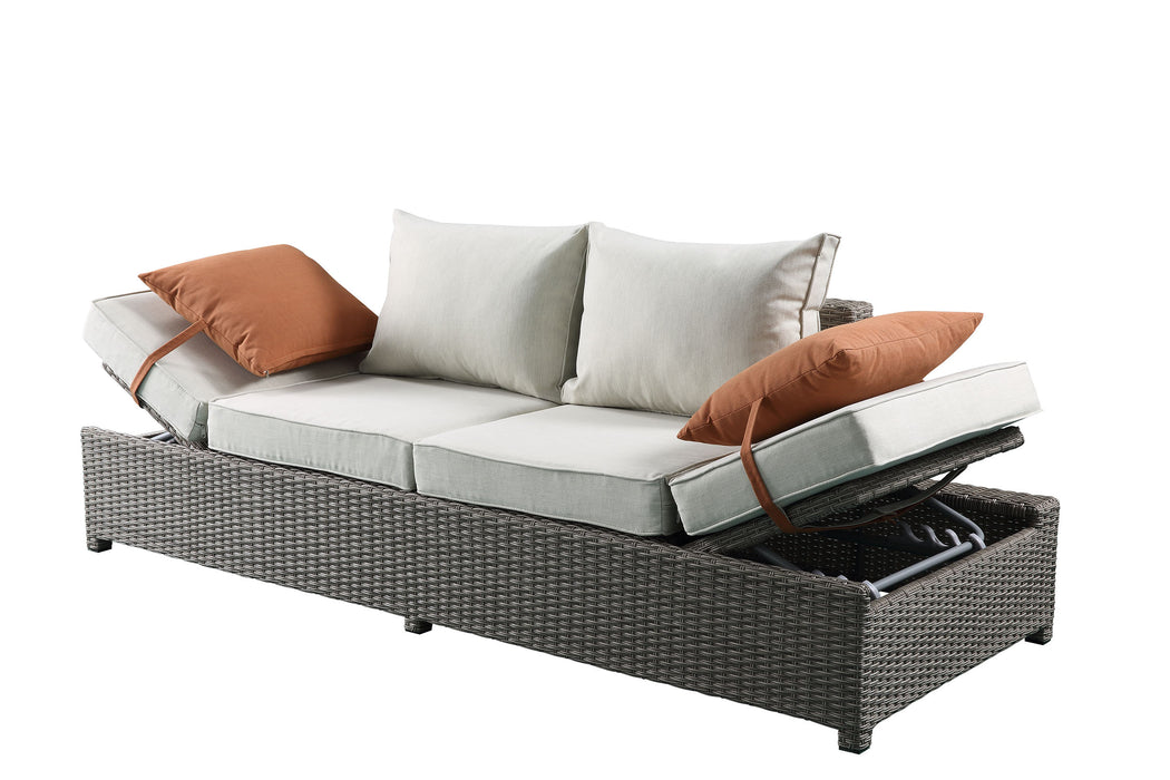 Salena Patio Sofa w/2 Pillows & Ottoman - Image 14
