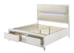 Tarian Eastern King Bed w/Storage & LED - Image 11