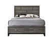 Valdemar Eastern King Bed w/Storage - Image 9