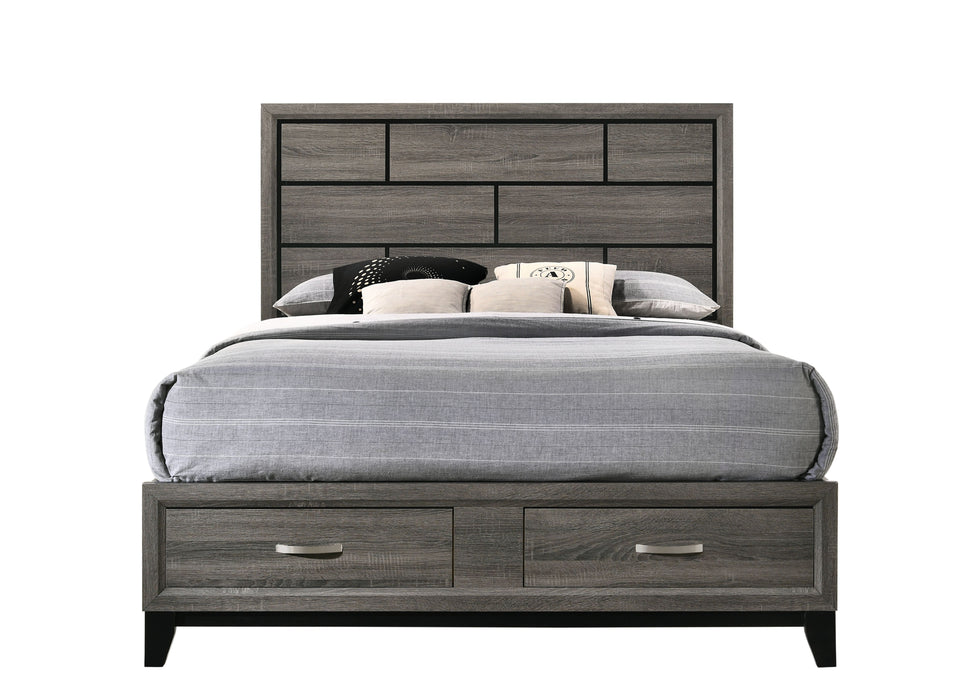 Valdemar Eastern King Bed w/Storage - Image 9
