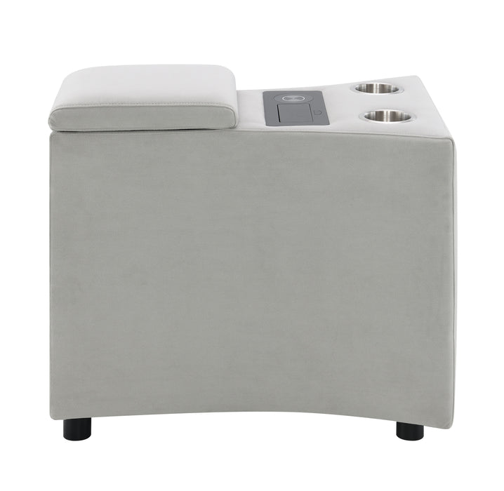 Emee Console w/USB Port , Cup Holder & Wireless Charge - Image 3