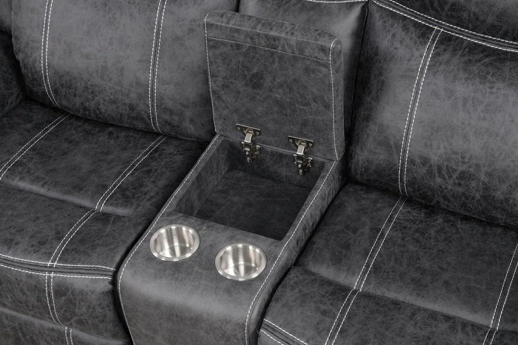 Zubaida Power Motion Loveseat w/USB Port - Image 15