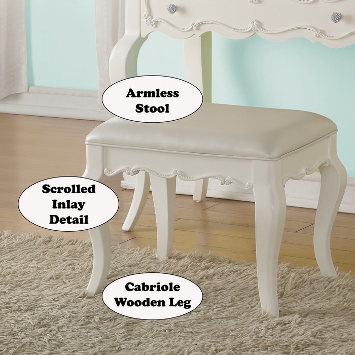 Edalene Vanity Stool - Image 4