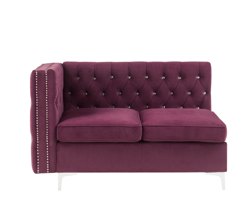 Jaszira Modular - Armless Loveseat w/2 Pillows - Image 6