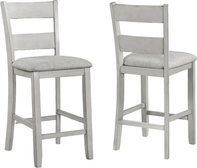 Lester 5pc Counter Height Dining Set Driftwood