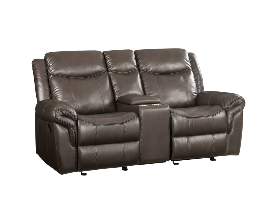 Lydia Motion Loveseat w/USB Port & Console - Image 10