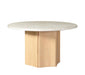 Qwin Round Dining Table w/Natrual Marble Top - Image 9