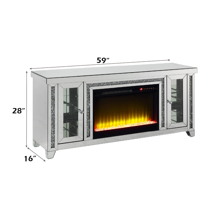 Noralie TV Stand w/Fireplace & LED - Image 12