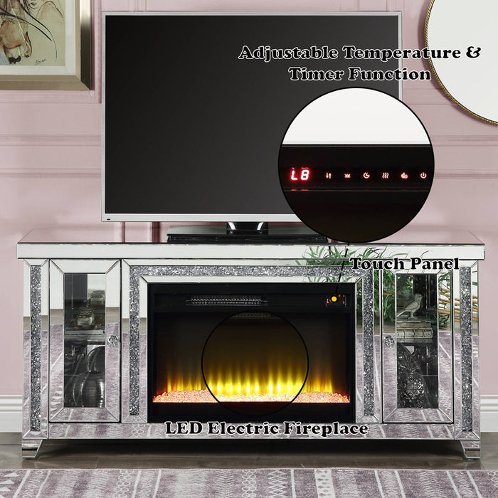 Noralie TV Stand w/Fireplace & LED - Image 11