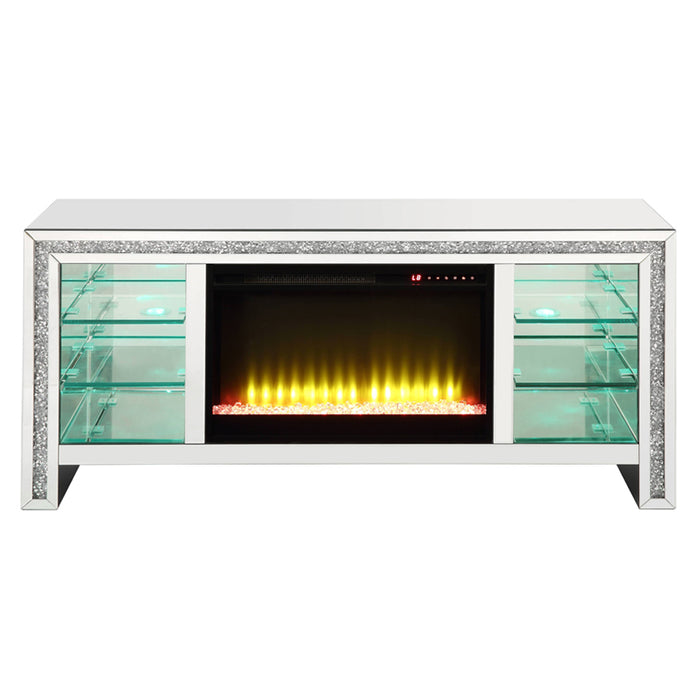 Noralie TV Stand w/Fireplace & LED - Image 4