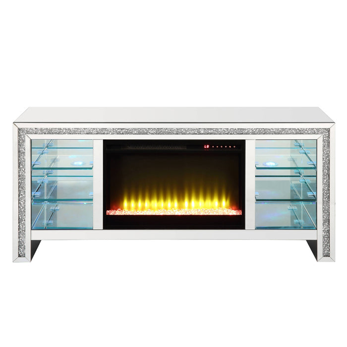 Noralie TV Stand w/Fireplace & LED - Image 5