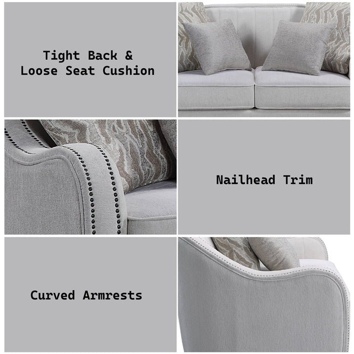 Mahler Loveseat w/4 Pillows - Image 7